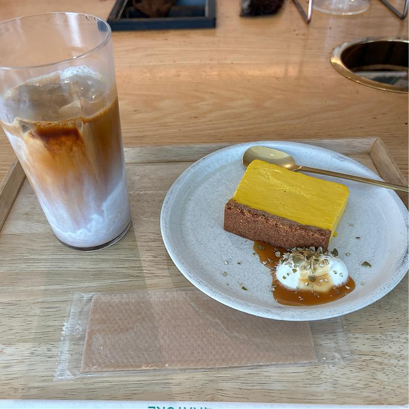 かぼちゃレアチーズケーキ(KITASANDO COFFEE)