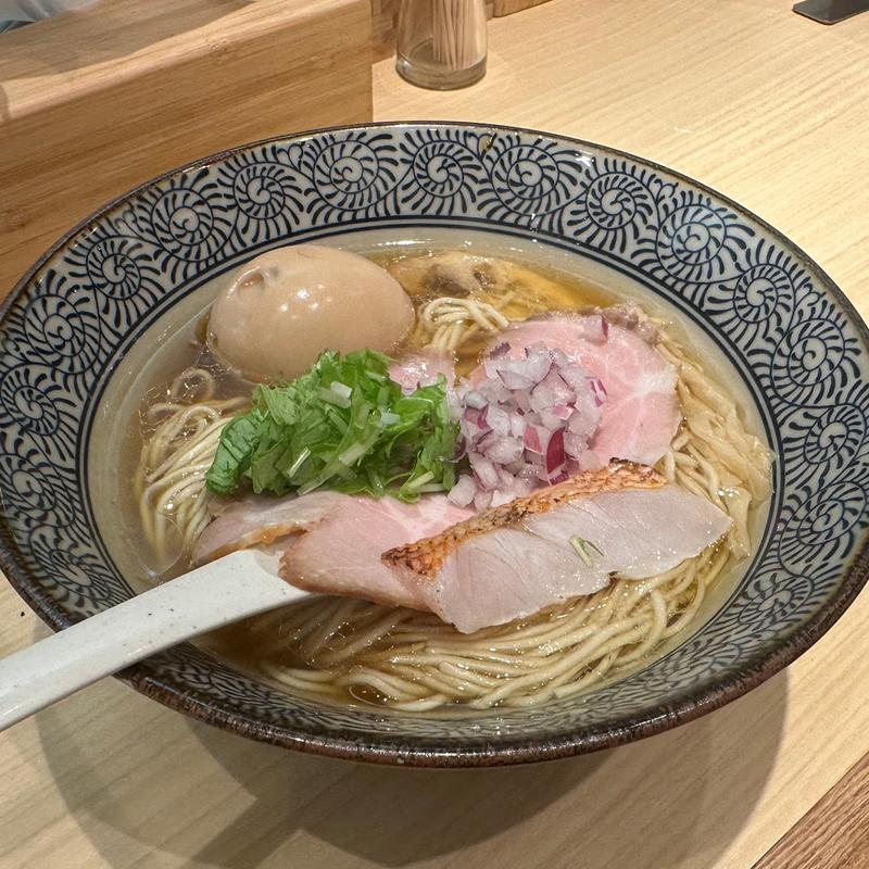 金目鯛中華そば味玉(地鶏と蟹 中華そば 礎 本厚木)