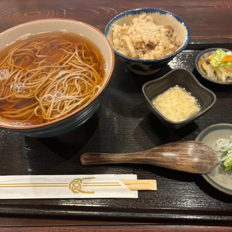 朝そばセット(imosen)