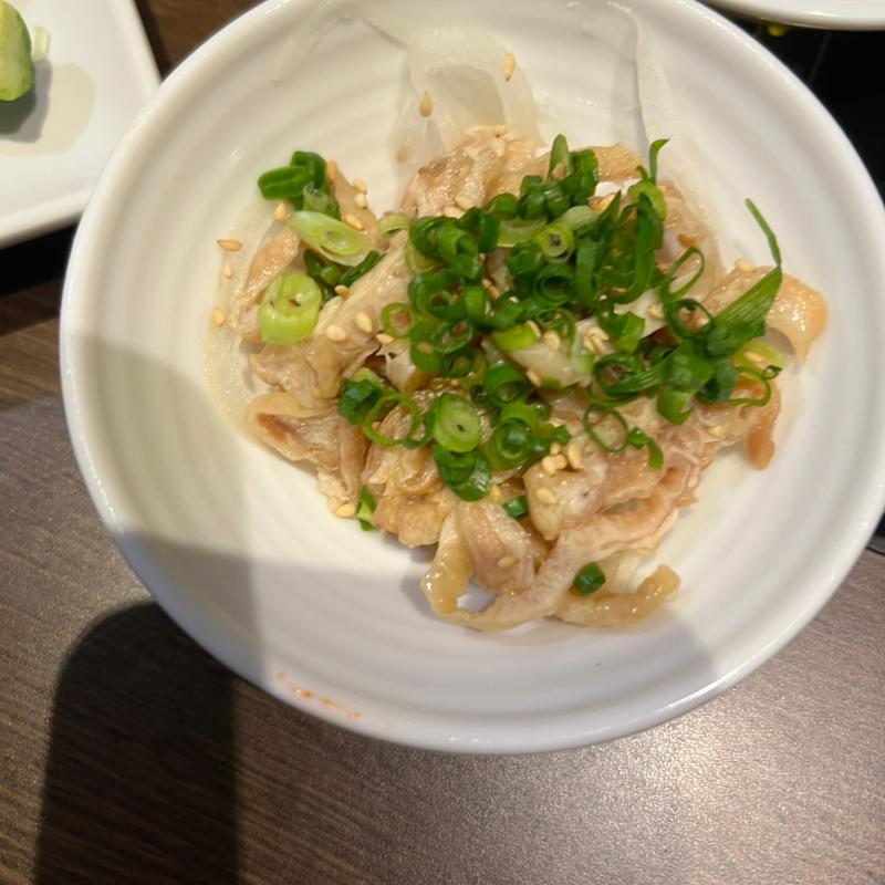 鶏皮ポン酢(焼肉ダイニング ワンカルビ 三木店)