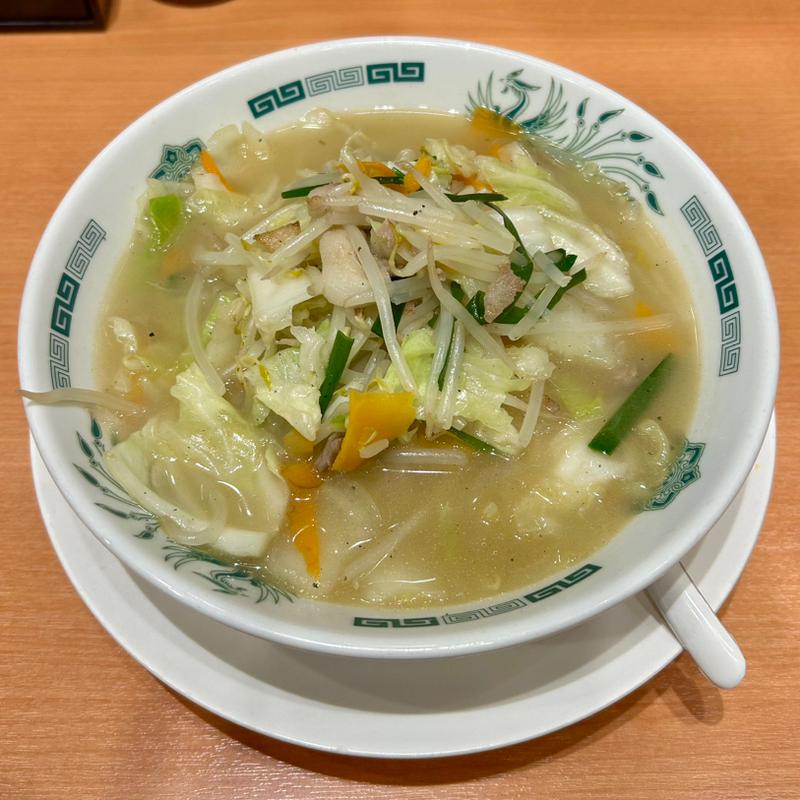 野菜たっぷりタンメン(日高屋 町田パークアベニュー店)