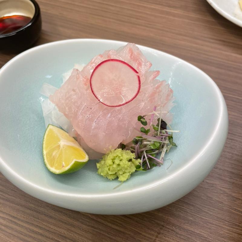 たいお造り(和心 だし巻き家こんび)