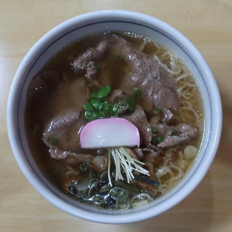 牛肉ラーメン(お食事 松月 （しょうげつ）)