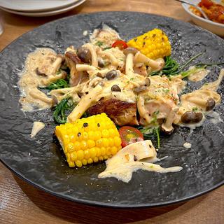 鶏ときのこのクリーム煮込み(ハミングバード ララガーデン長町店 )