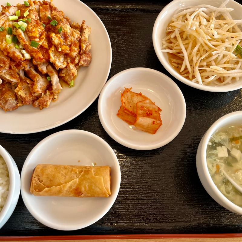 油淋鶏ランチ(台湾料理 萬福)