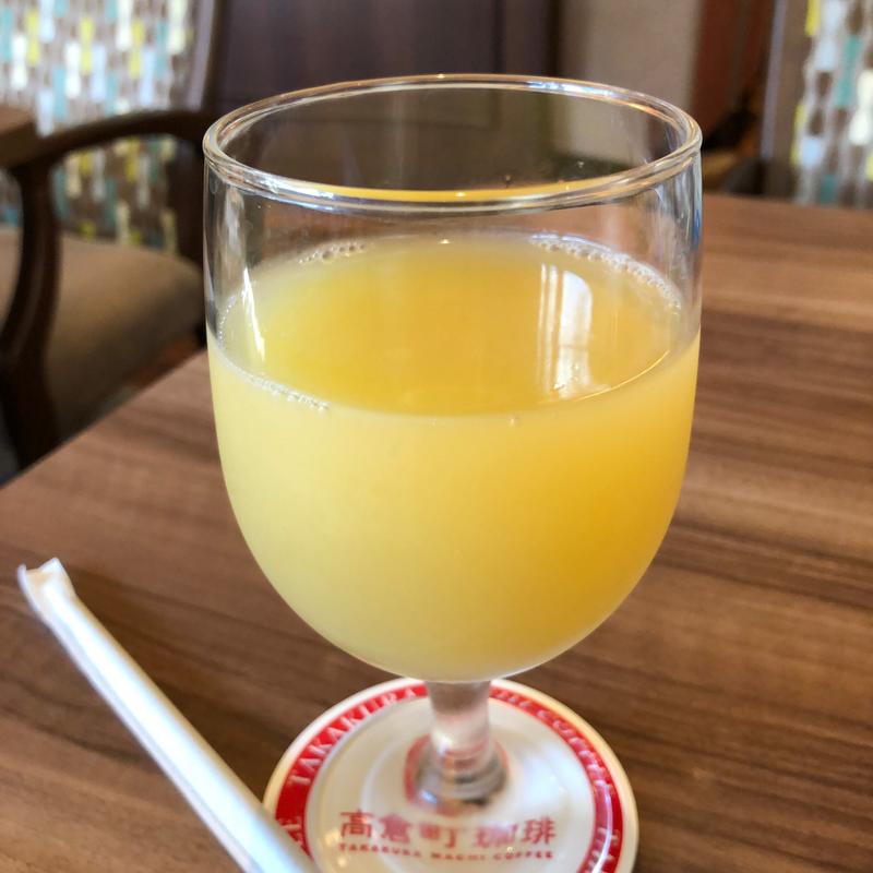 100% アップルジュース(高倉町珈琲 鶴ヶ島店)