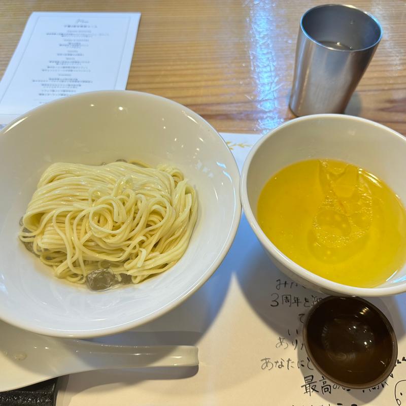 3周年限定塩つけ麺(麺道 千鷄)