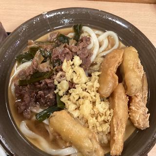 肉ごぼう天うどん