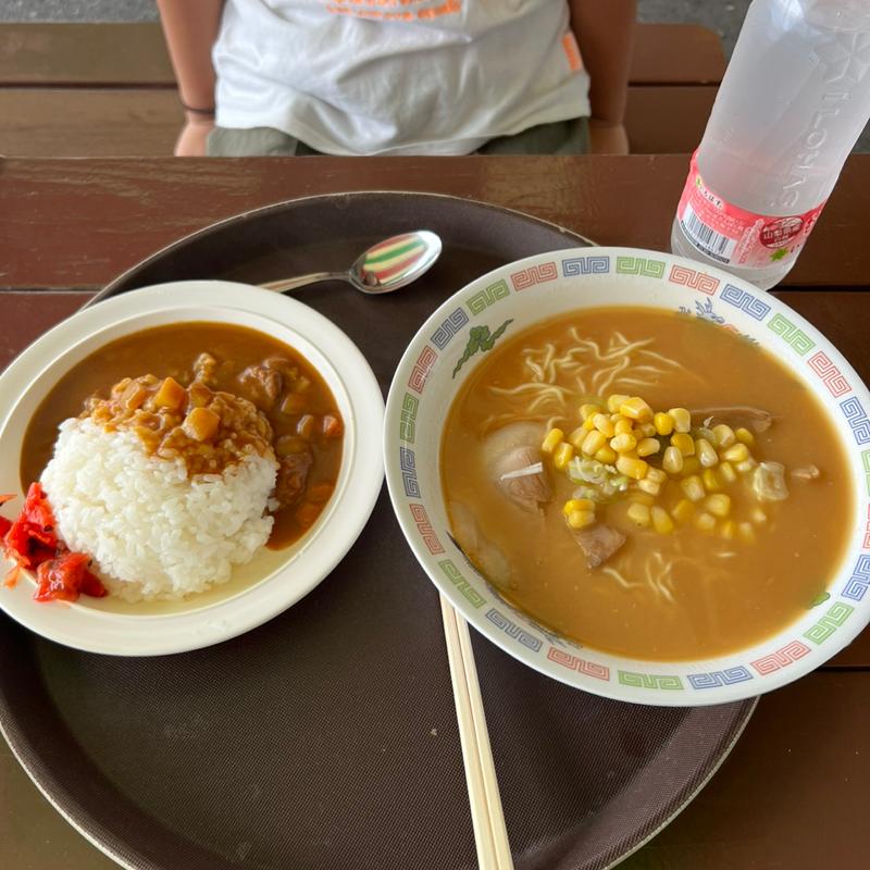 味噌ラーメンBセット(かみねレジャーランド)