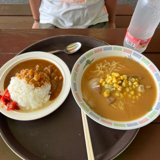 味噌ラーメンBセット(かみねレジャーランド)