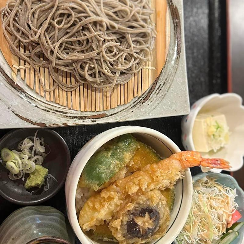 ミニ天丼セット(たどころ)