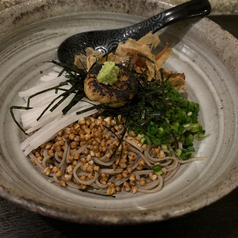 ぶっかけそば(粉練 （こねり）)