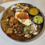 今日のカレー 3種 たまご
