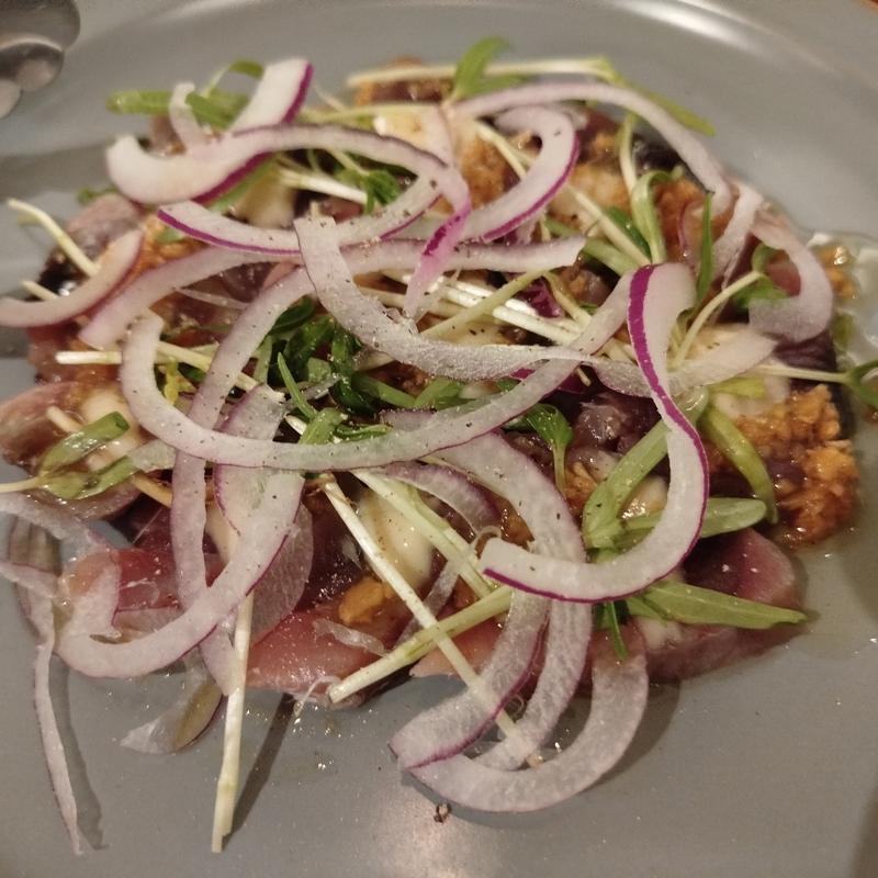 カツオのカルパッチョ(タブリエ)