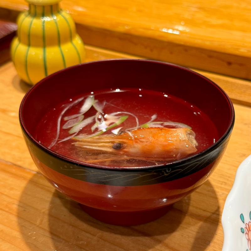 お吸い物(塩竃すし哲 S-PAL仙台店)