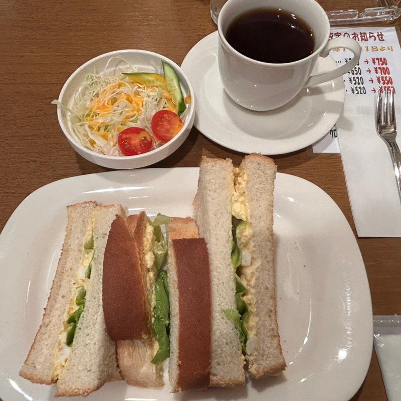 Aセット(タマゴ)(今野珈琲 )