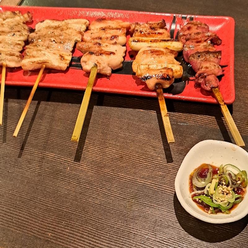 串焼き5本(すみびやき串串 )