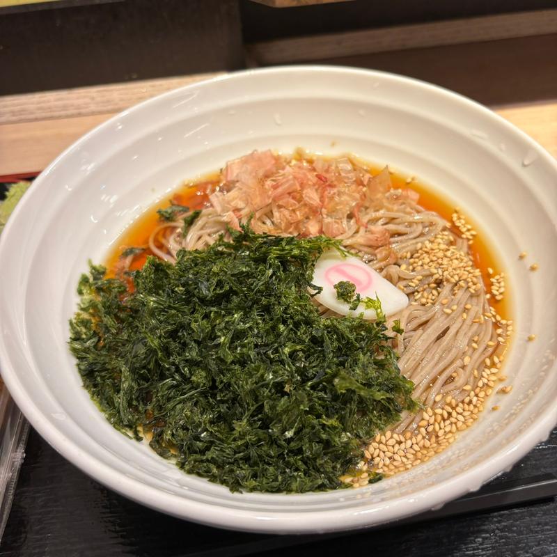 国産海苔そば(そばいちエキュート赤羽店)