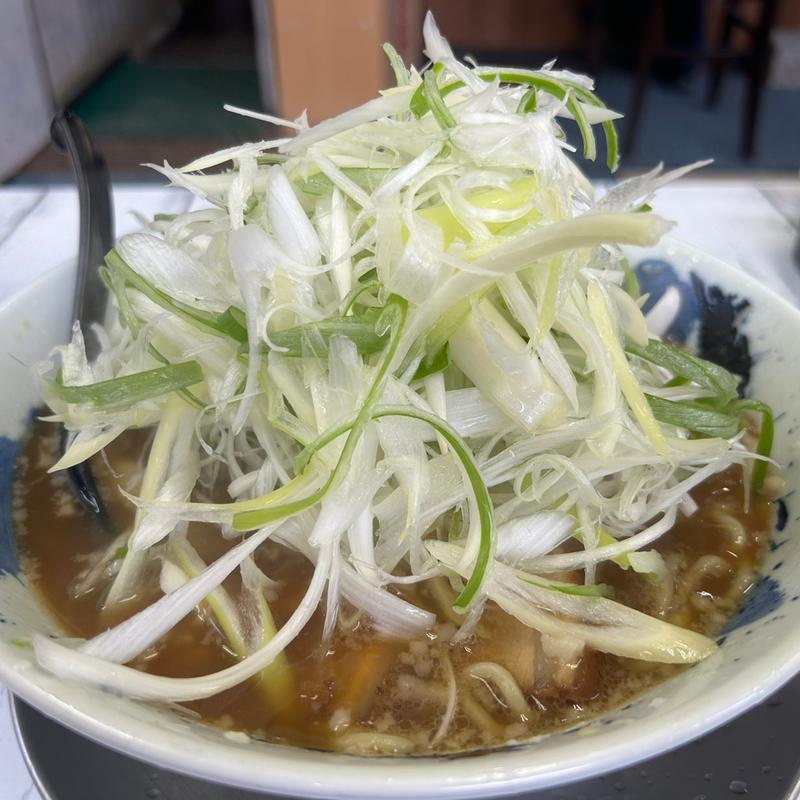 どっか〜んネギばか背脂豚骨煮干らーめん（正油）(男前☆飛雄馬 総本店 （おとこまえ☆ひゅうま）)