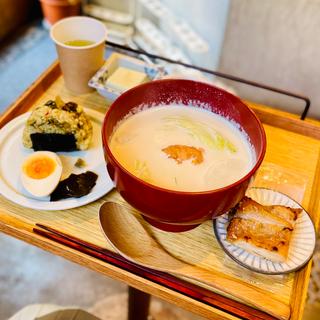 豆乳とホタテのとろーり　みそポタージュ(ASAKUSA MISOJYU soup&rice(アサクサミソジュー))