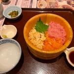 サーモンまぐろおひつごはん