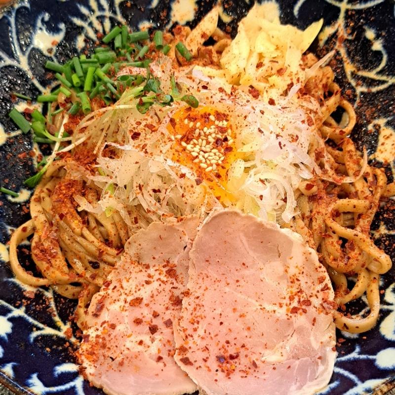 まぜそば辛みあり(鶏そば 新里 )