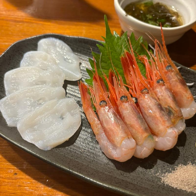 甘海老刺身(魚トの神 立川)