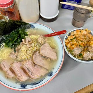 塩チャーシュー＋ミニネギ丼(ラーメンショップ 122号騎西店)