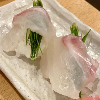 芽ねぎ白身にぎり(中島屋)
