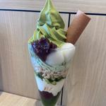 抹茶パフェ(もみじ茶屋 三井アウトレットパーク 横浜ベイサイド店)