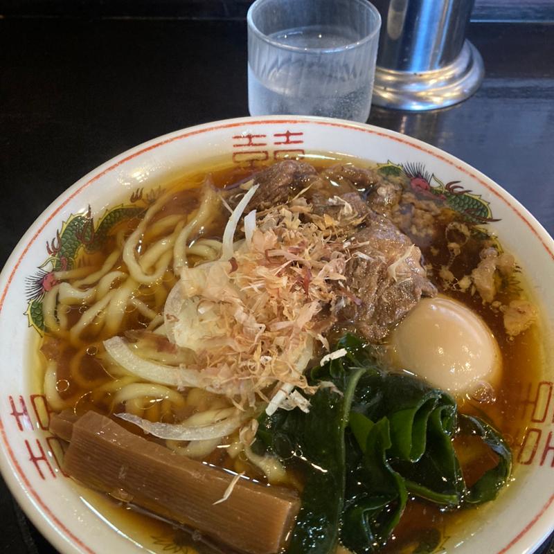 手打ち牛スジラーメン(柳麺まる重)