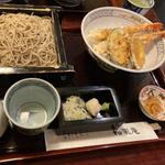 江戸前天丼とそば(和楽庵 御徒町本店)