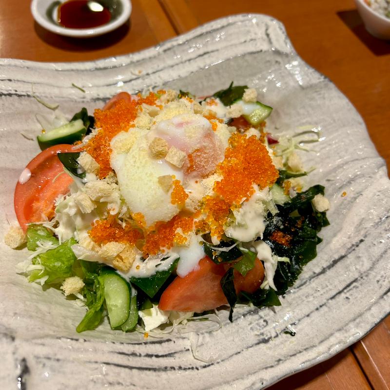 温玉シーザーサラダ(すし大和)