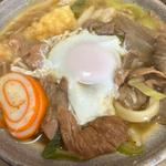 もつ煮込みうどん 卵(糸庄 本店)