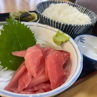 中落ちマグロ刺し定食(あざみや)