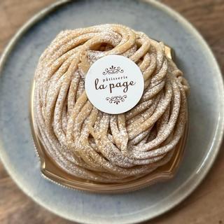 長野県産和栗のモンブラン(patisserie la page（パティスリー ラパージュ）)