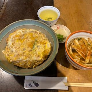 かつ丼とミニ蕎麦(きよし)