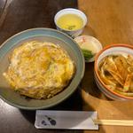 かつ丼とミニ蕎麦(きよし)