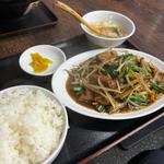 ニラレバー定食(雪花苑 （【旧店名】鑫鑫厨房）)