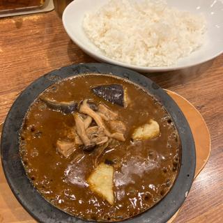 秋茄子ときのこの牛すじ煮込みカレー(ホットスプーン 西新宿店（Hot Spoon）)