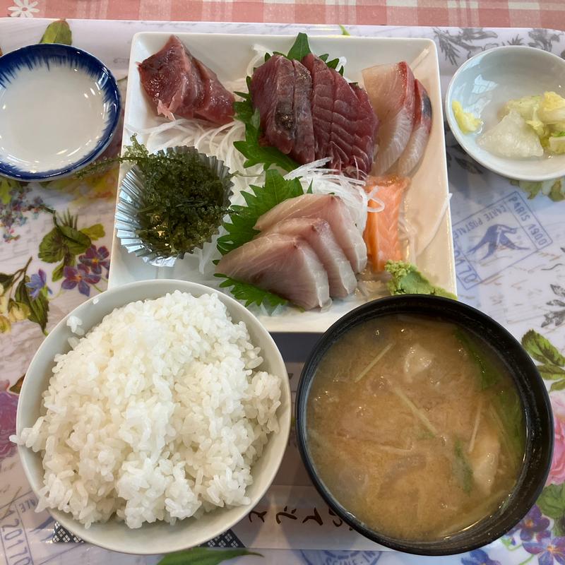 刺身定食(とんかつ「やまと」)