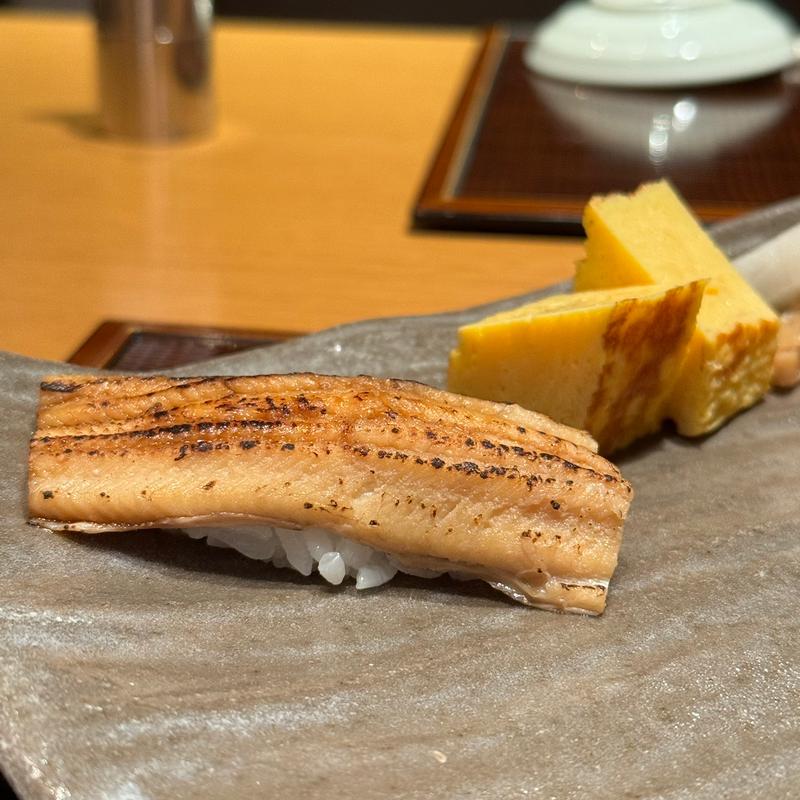 穴子、卵焼き(すし萬松坂屋レストラン)