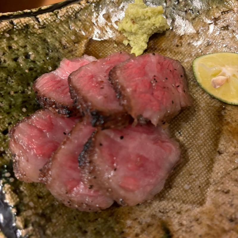 三重　松阪牛のたたき(酒蔵 森下)