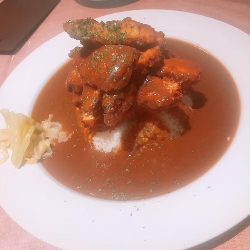 マウンテンチキンカツカレー(赤クマ食堂 )