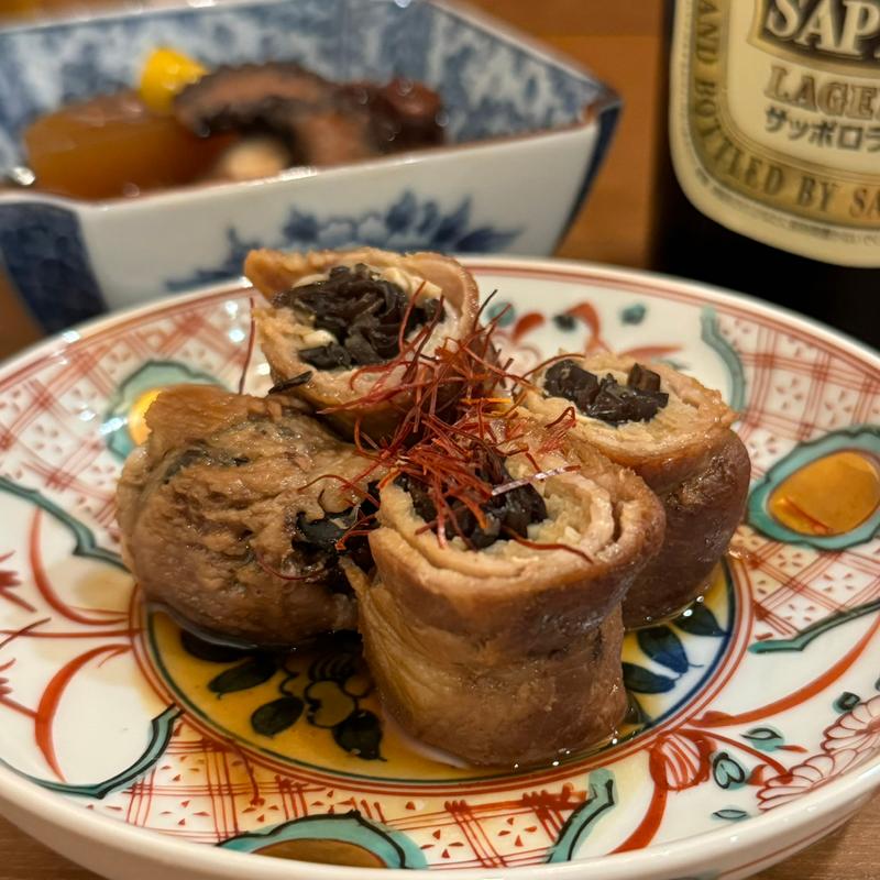 えのきとキクラゲの肉巻き(おばんざい えにし)