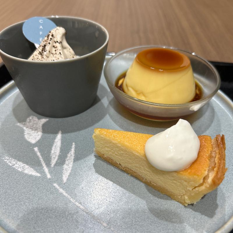 ニュージャーマンプレートとお飲み物(鎌倉ニュージャーマンカフェ)