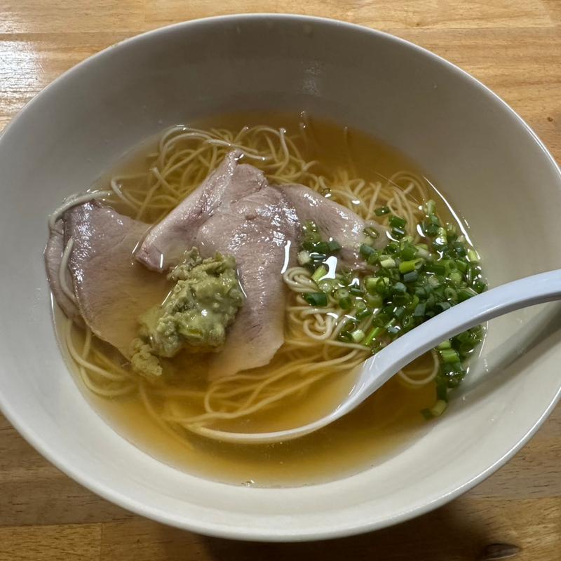 わさび塩ラーメン(ラーメンNORI （ノリ 【旧店名】ラーメン萬田）)