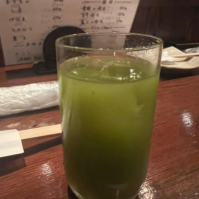 二階堂緑茶割り(たべもんや味輝)