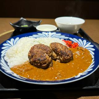 燦家特製 ハンバーグカレーライス(お肉の専門店 スギモト監修 焼肉 燦家 SANYA)