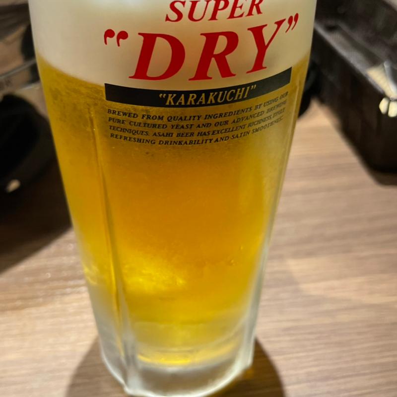 アサヒ生ビール(とりいち 名古屋北店)